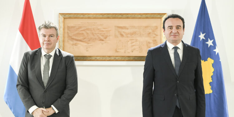 Kurti shpreh mirënjohjen ndaj kontributit të Luksemburgut