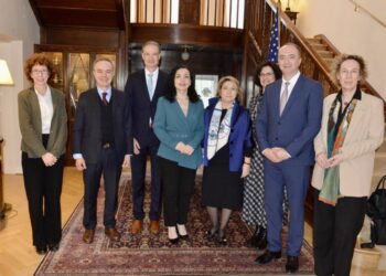 Osmani diskuton me ambasadorët e QUINT-it në OSBE për dialogun Kosovë – Serbi