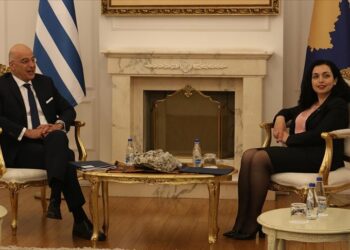 Osmani pret sot në takim ministrin e Jashtëm të Greqisë