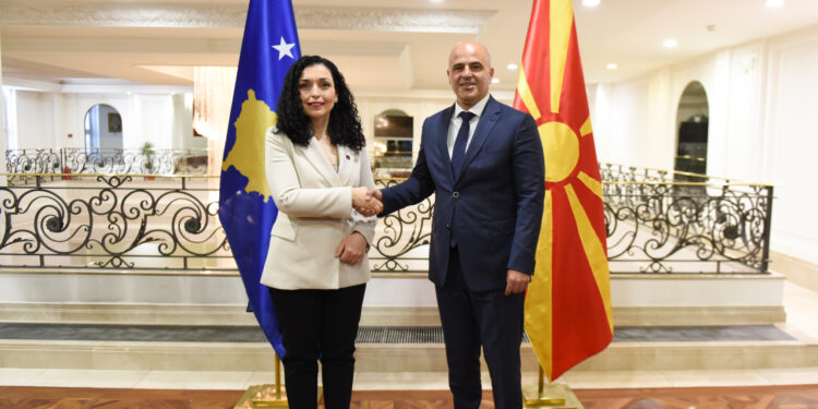 Osmani: Kosova dhe Maqedonia e Veriut ndajnë raporte të shkëlqyera bilaterale