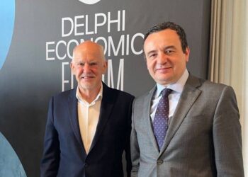 Kurti me ish-kryeministrin grek flasin për “bashkëpunimin në rritje” Kosovë-Greqi