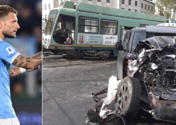 Një person në spital, Immobile pëson aksident pranë stadiumit “Olimpico”