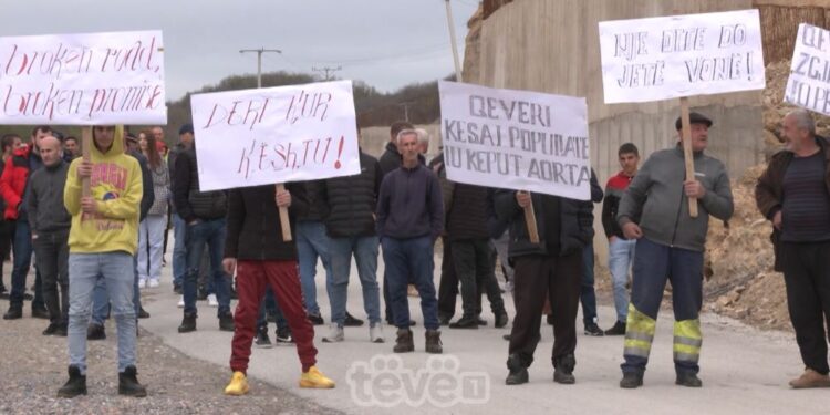 Protestojnë banorët e fshatit Gorancë