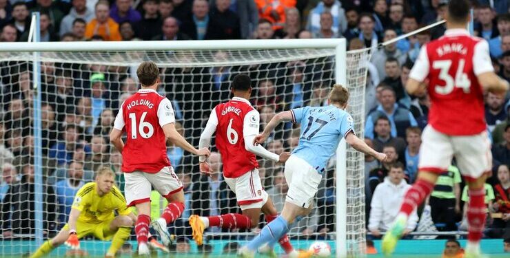 Manchester City “shtyp” Arsenalin me poker në sfidën kryesore të sezonit