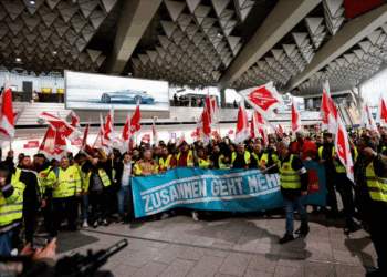 Tri aeroporte gjermane të boshatisura, nisin grevat e transportit