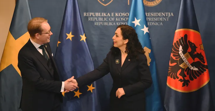 Osmani kërkon mbështetje nga Suedia për anëtarësimin e Kosovës në BE