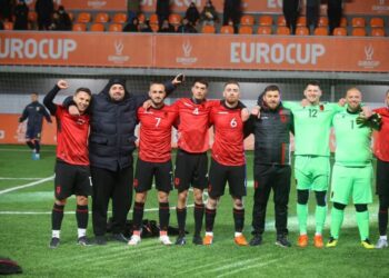 Historike/ Kombëtarja e minifutbollit me “poker” ndaj Qipros kualifikohet në Kupën e Botës