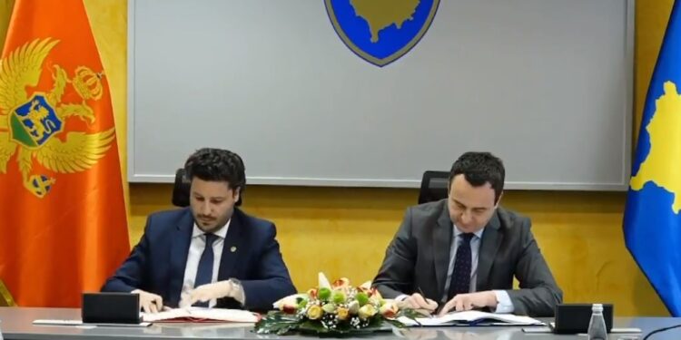 Nënshkruhet marrëveshja për shfrytëzimin e hapësirës ajrore Kosovë-Mali i Zi