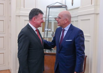 Dialogu Kosovë – Serbi, temë diskutimi mes Lajçakut dhe kryediplomatit grek