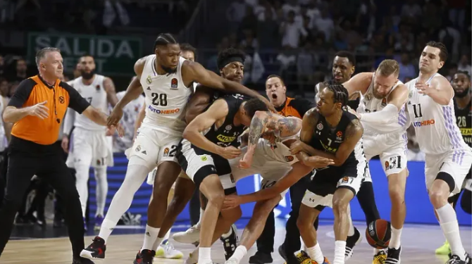 Përleshja në ndeshjen Real Madrid – Partizani, Euroliga publikon dënimet e rënda