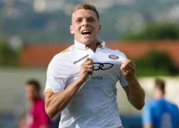 Sahiti asiston në fitoren e Hajdukut të Splitit