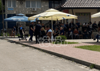 Rënie e dukshme e protestuesve serbë në Leposaviq