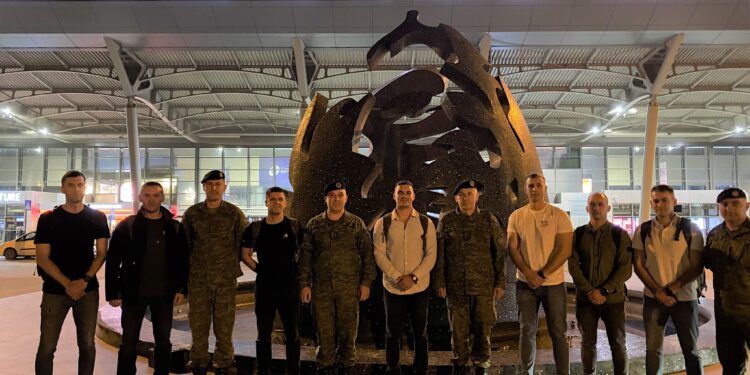 Kontingjenti i FSK-së kthehet nga Ishujt Falkland ku ishin në trajnim