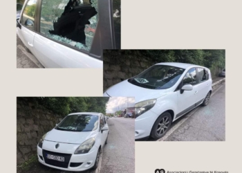 Sulmohet vetura e ekipit të KALLXOs në Zveçan