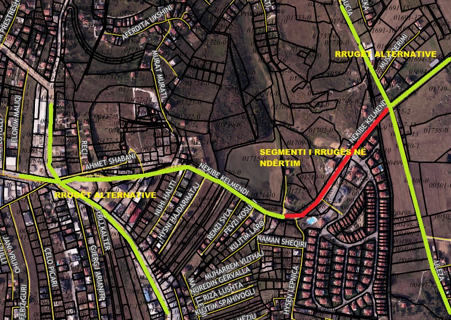 Rruga “Nekibe Kelmendi” te Pallati i Drejtësisë do të mbyllet nga nesër deri më 30 qershor