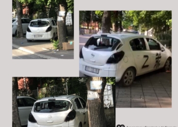 Demolohet vetura e KOHËS dhe T7 gjatë natës në Zveçan