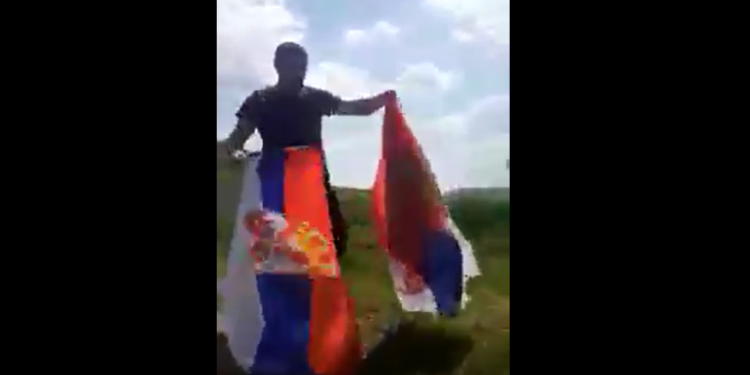 Arrestohet i dyshuari për heqjen e flamurit të Serbisë në Zveçan