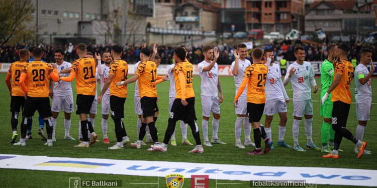 Drita dhe Ballkani të barabartë në pjesën e parë