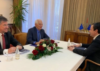 Nis takimi Kurti-Borrell-Lajçak në Bratisllavë