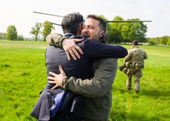 Zelensky pritet nga kryeministri britanik