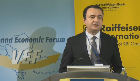 Kurti sot merr pjesë në sesionin hapës të Forumit Ekonomik të Vjenës