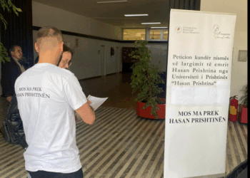 Peticion kundër ndryshimit të emrit të UP-së “Hasan Prishtina”