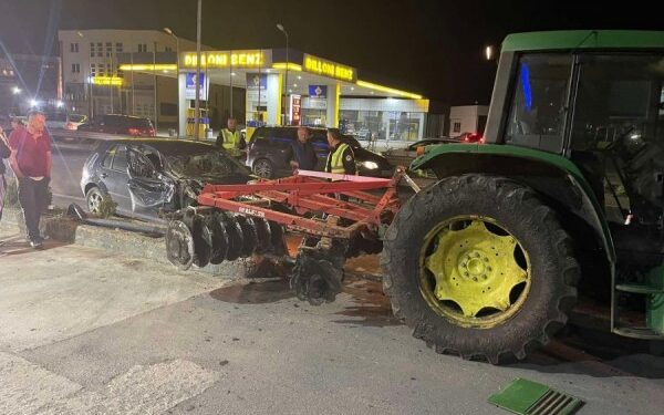 Aksident trafiku në magjistralen Prishtinë – Pejë
