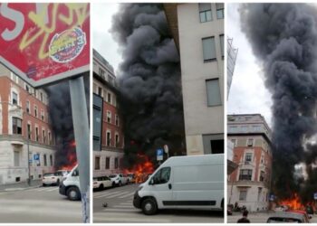 Shpërthen kamioni me bombola oksigjeni në Milano