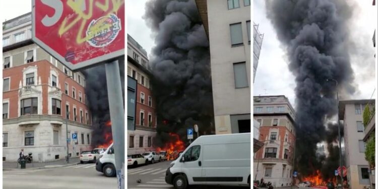 Shpërthen kamioni me bombola oksigjeni në Milano