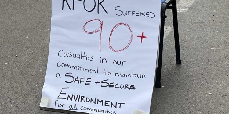 KFOR me parullë në Zveçan: Mbi 90 të plagosur në përkushtimin tonë për një mjedis të sigurt