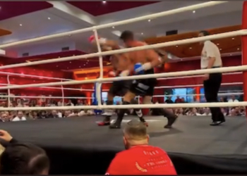 Gjergjaj “ia fik” dritat kundërshtarit për disa sekonda