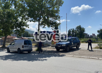 Largohet kontejneri i djegur i PK-së në veri, që shërbente si pikë statike