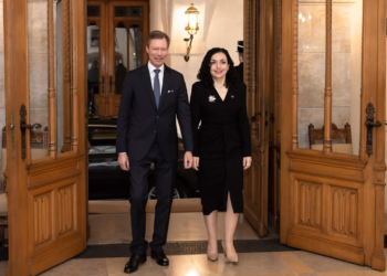 Osmani u prit të takim nga Duka i Madh i Lukseburgut, e fton për vizitë në Kosovë