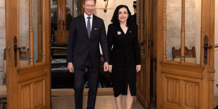 Osmani u prit të takim nga Duka i Madh i Lukseburgut, e fton për vizitë në Kosovë