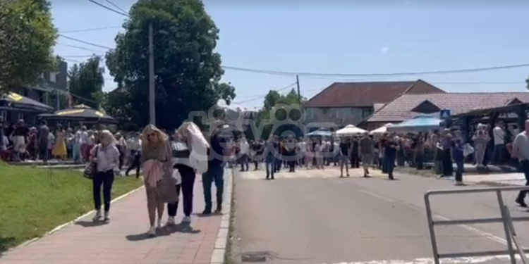 Shpërndahen protestuesit në Leposaviq