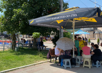 Vazhdon e qetë protesta në Leposaviq