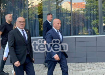 Haradinaj arrin në objektin e Presidencës për t’u takuar me Osmanin