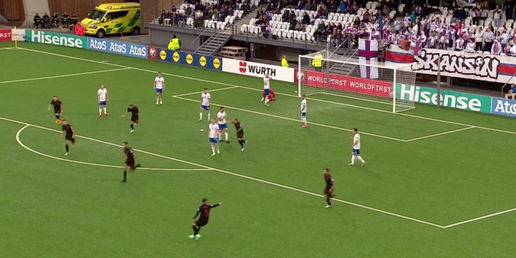 Eurogol nga Asllani, Shqipëria rikthen epërsinë