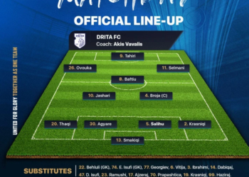 Drita publikon formacionin kundër Plzenit