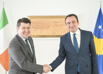 Kurti pret në takim lamtumirës ambasadorin jorezident të Irlandës, flasin edhe për veriun