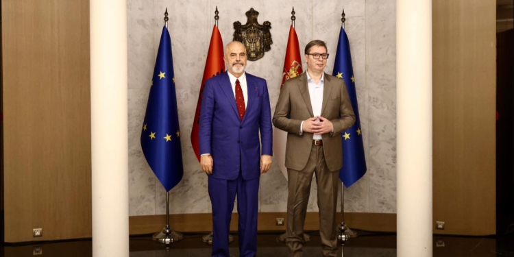 Tensionet në veri të Kosovës, Rama nga Beoogradi: Plani franko-gjerman është rruga e uljes së tensioneve