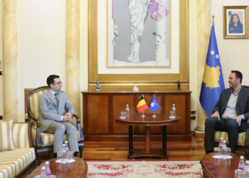 Konjufca dhe shefi i zyrës belge flasin për vazhdim të bashkëpunimit