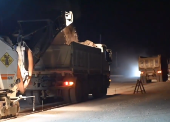 Temperaturat e larta, Aliu thotë se në rrugën Gjilan-Kllokot punimet po bëhen edhe në mbrëmje