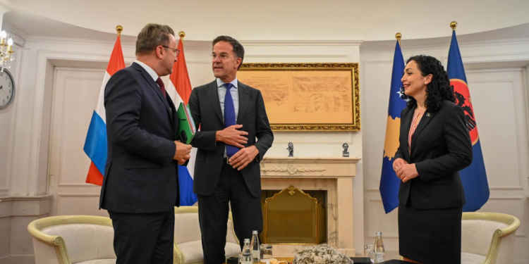 Osmani takon kryeministrin e Holandës dhe atë të Luksemburgut, kërkon anëtarësim në KE dhe BE