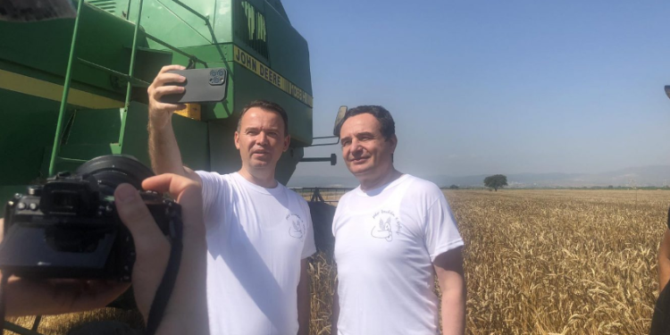 Kurti e Peci e hapin fushatën e korrje-shirjeve në Lipjan