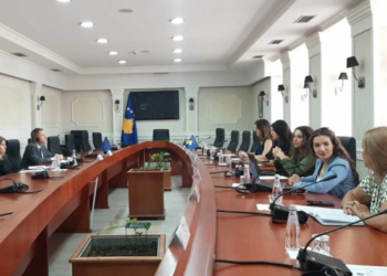 Szunyog, takim me anëtarët e Komisionit parlamentar për Punë të Jashtme