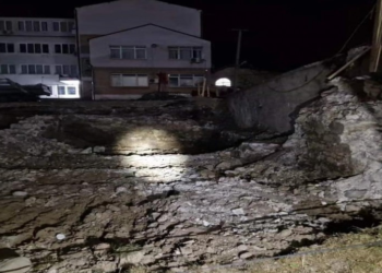 Punimet për parkingun nëntokësor, zbulohen mure mesjetare në Kaçanik