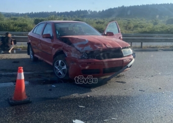 Vetaksident në magjistralen Prishtinë – Pejë