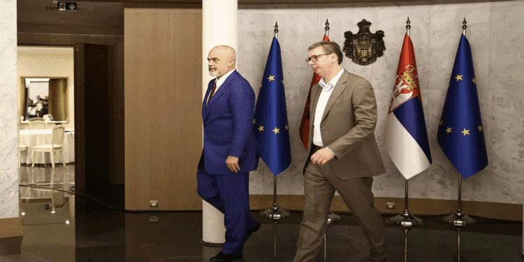 Vuçiqi pas takimit me Ramën: “Ballkani i Hapur” e ka rritur shkëmbimin tregtar mes dy vendeve