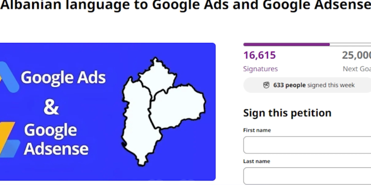 Njohja e gjuhës shqipe në Google Ads dhe Adsense, ndihmë edhe për bizneset